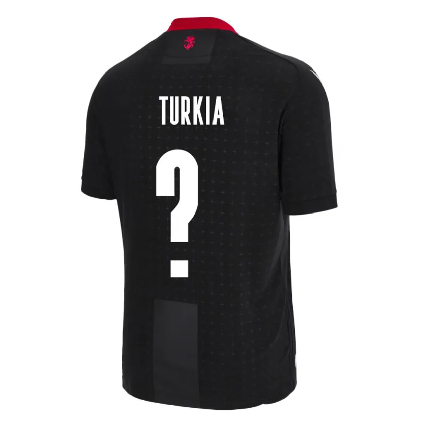 Danxen Damen Georgien Aleksandre Turkia #0 Schwarz Auswärtstrikot Trikot 24-26 T-Shirt Schweiz