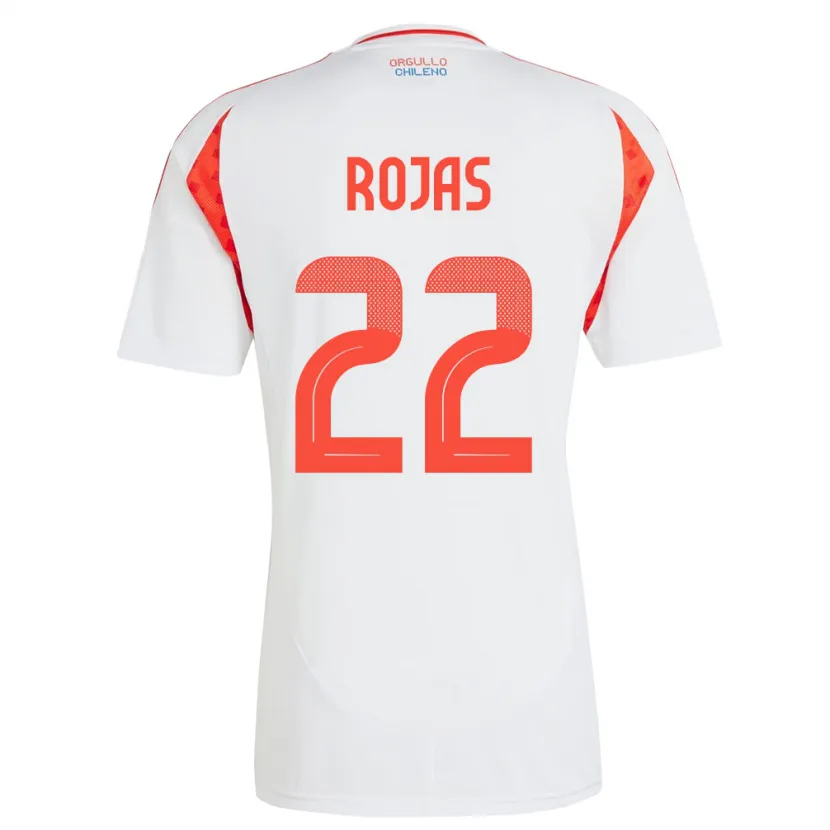 Danxen Damen Chile Jeyson Rojas #22 Weiß Auswärtstrikot Trikot 24-26 T-Shirt Schweiz