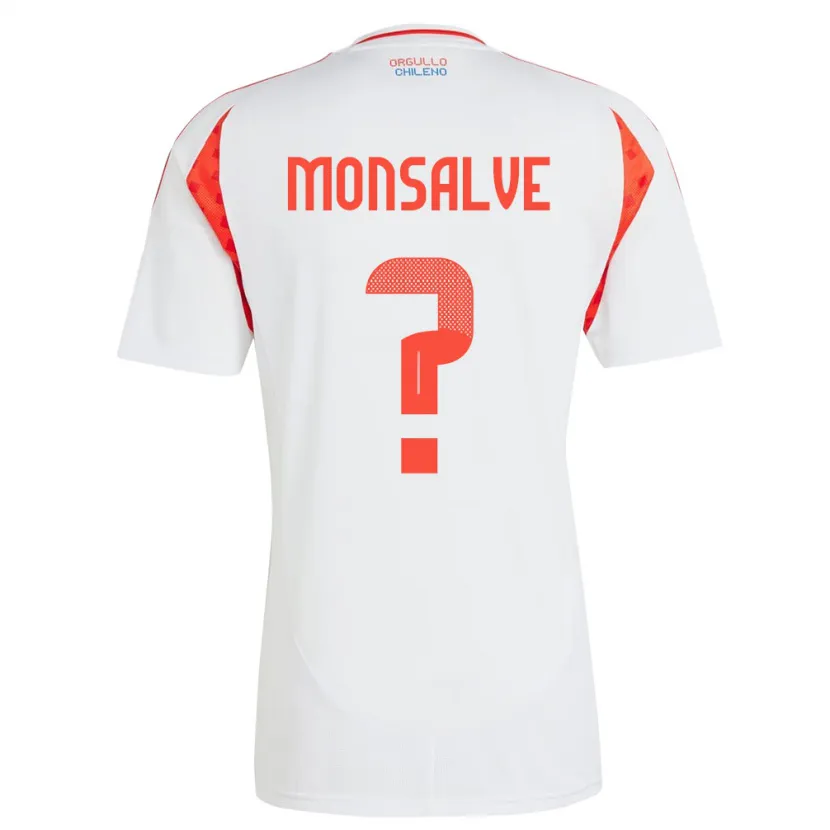 Danxen Damen Chile Gaspar Monsalve #0 Weiß Auswärtstrikot Trikot 24-26 T-Shirt Schweiz