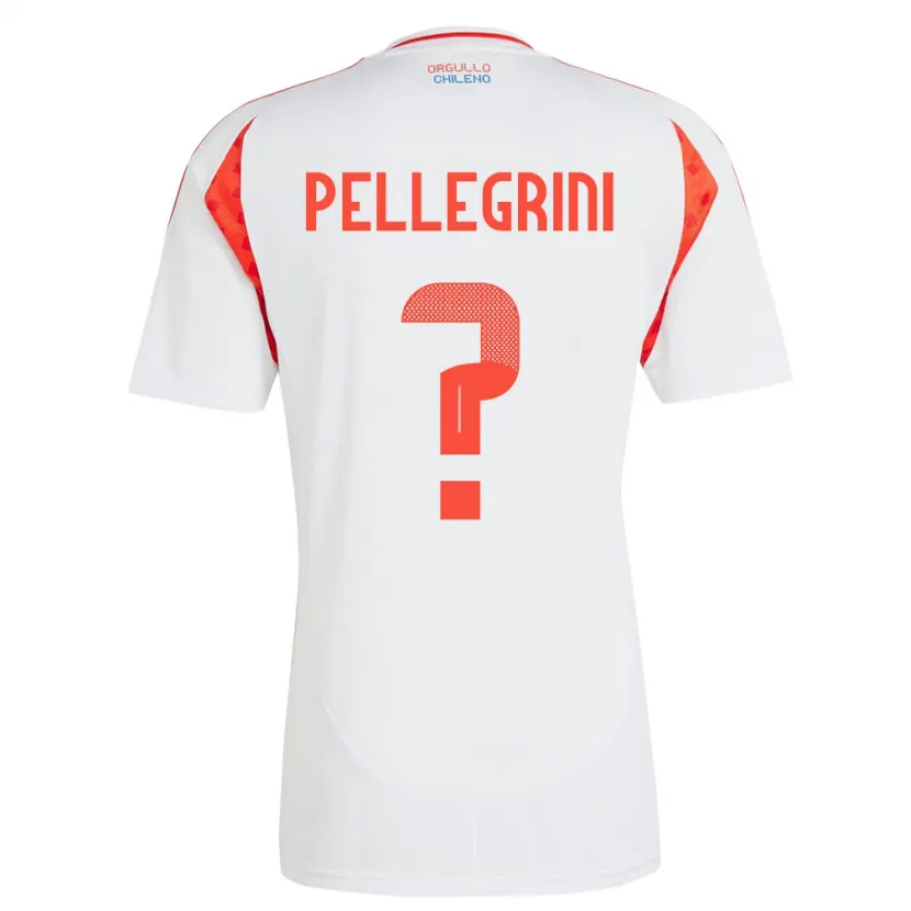 Danxen Damen Chile Maya Pellegrini #0 Weiß Auswärtstrikot Trikot 24-26 T-Shirt Schweiz