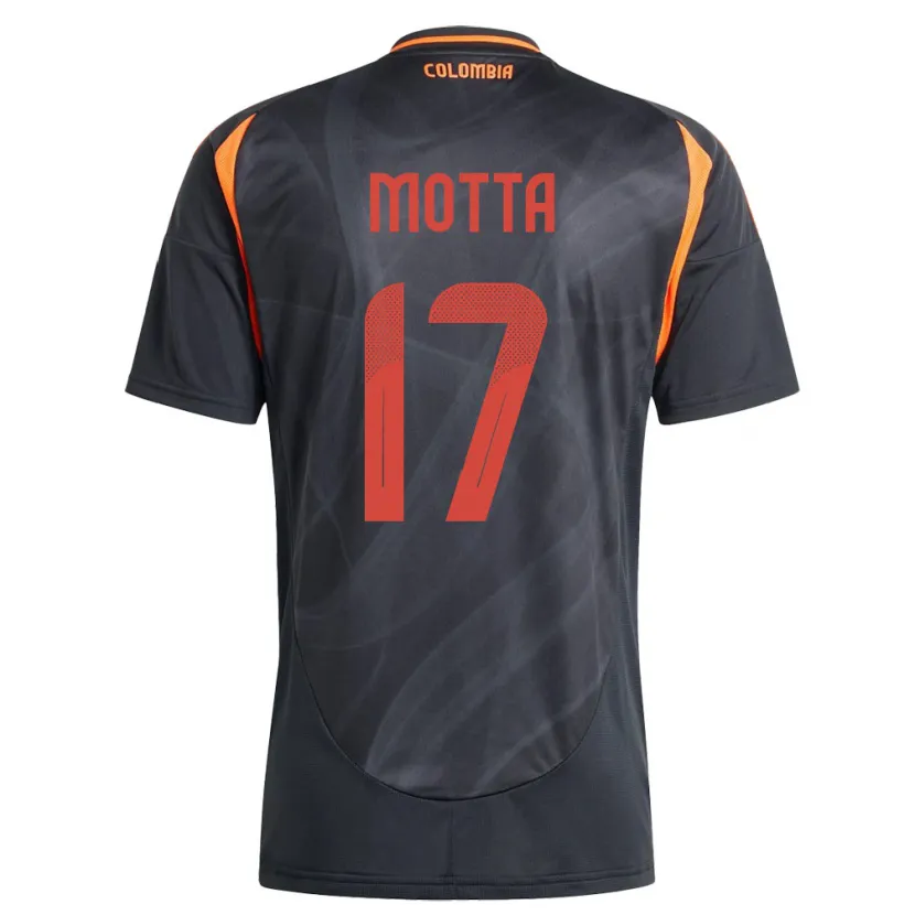 Danxen Damen Kolumbien Cristina Motta #17 Schwarz Auswärtstrikot Trikot 24-26 T-Shirt Schweiz