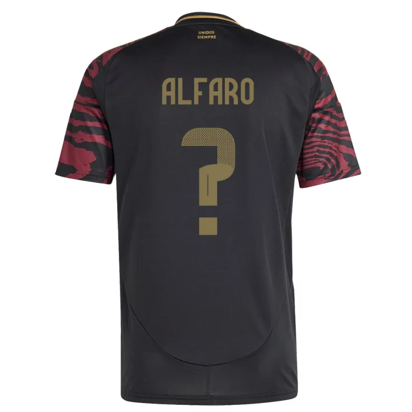 Danxen Damen Peru Silvana Alfaro #0 Schwarz Auswärtstrikot Trikot 24-26 T-Shirt Schweiz