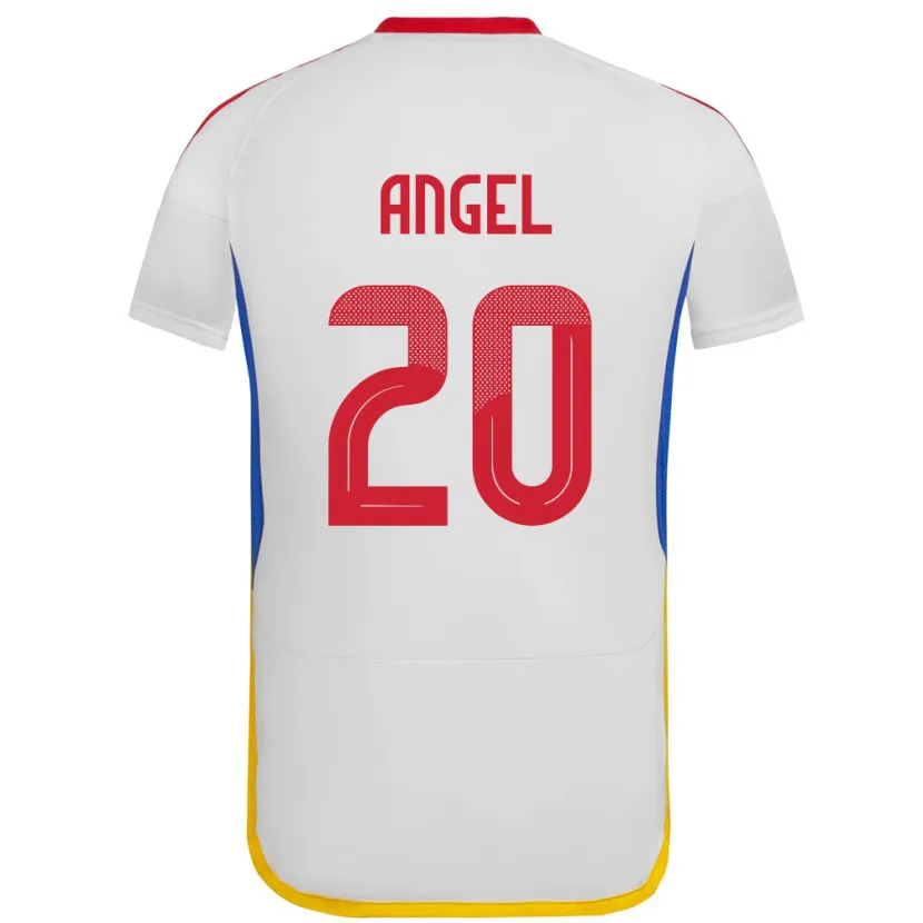 Danxen Damen Venezuela Wilker Ángel #20 Weiß Auswärtstrikot Trikot 24-26 T-Shirt Schweiz