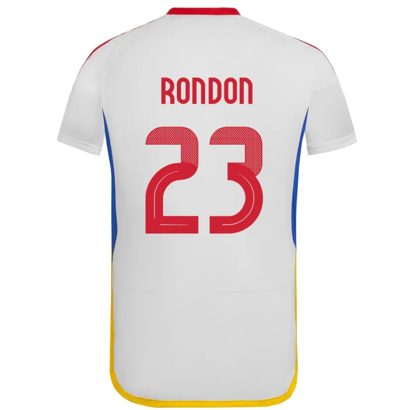 Danxen Damen Venezuela Salomón Rondón #23 Weiß Auswärtstrikot Trikot 24-26 T-Shirt Schweiz