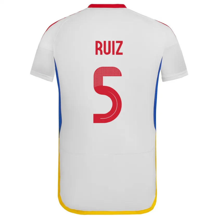 Danxen Damen Venezuela Emerson Ruíz #5 Weiß Auswärtstrikot Trikot 24-26 T-Shirt Schweiz