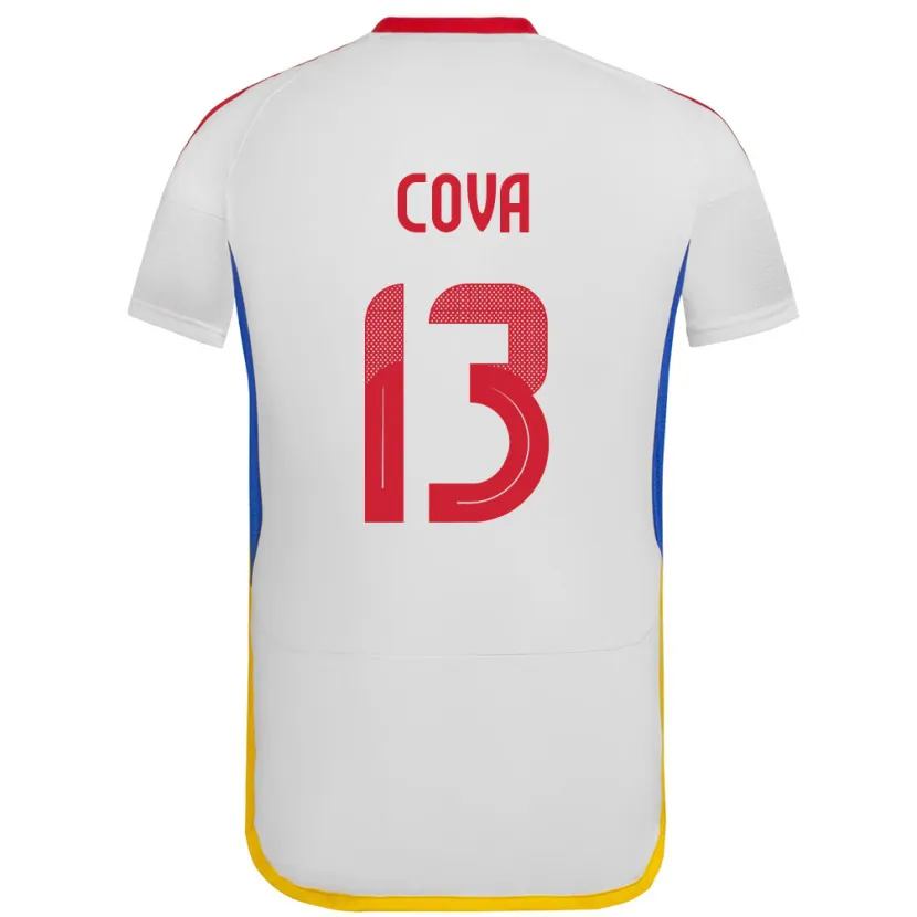 Danxen Damen Venezuela Alejandro Cova #13 Weiß Auswärtstrikot Trikot 24-26 T-Shirt Schweiz
