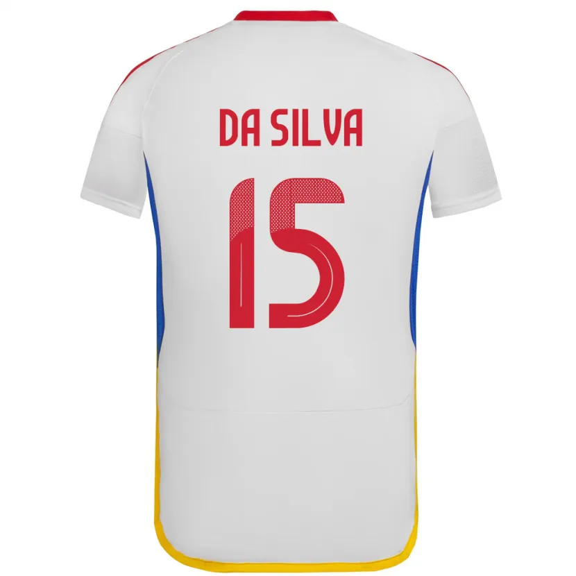 Danxen Damen Venezuela Cesar Da Silva #15 Weiß Auswärtstrikot Trikot 24-26 T-Shirt Schweiz