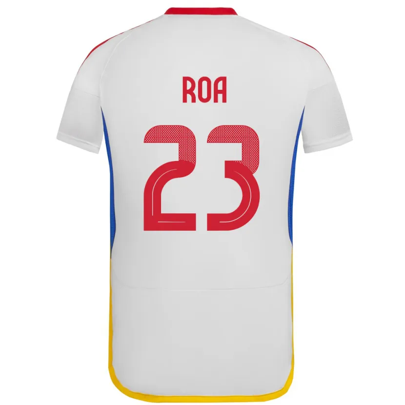 Danxen Damen Venezuela Keiber Roa #23 Weiß Auswärtstrikot Trikot 24-26 T-Shirt Schweiz
