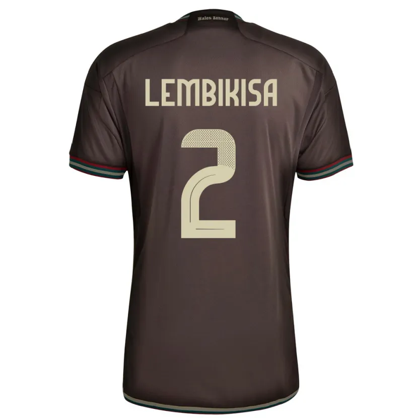 Danxen Damen Jamaika Dexter Lembikisa #2 Nachtbraun Auswärtstrikot Trikot 24-26 T-Shirt Schweiz