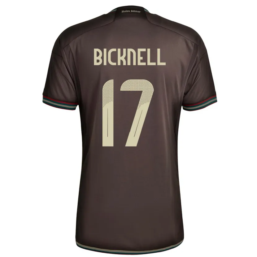 Danxen Damen Jamaika Alexander Bicknell #17 Nachtbraun Auswärtstrikot Trikot 24-26 T-Shirt Schweiz