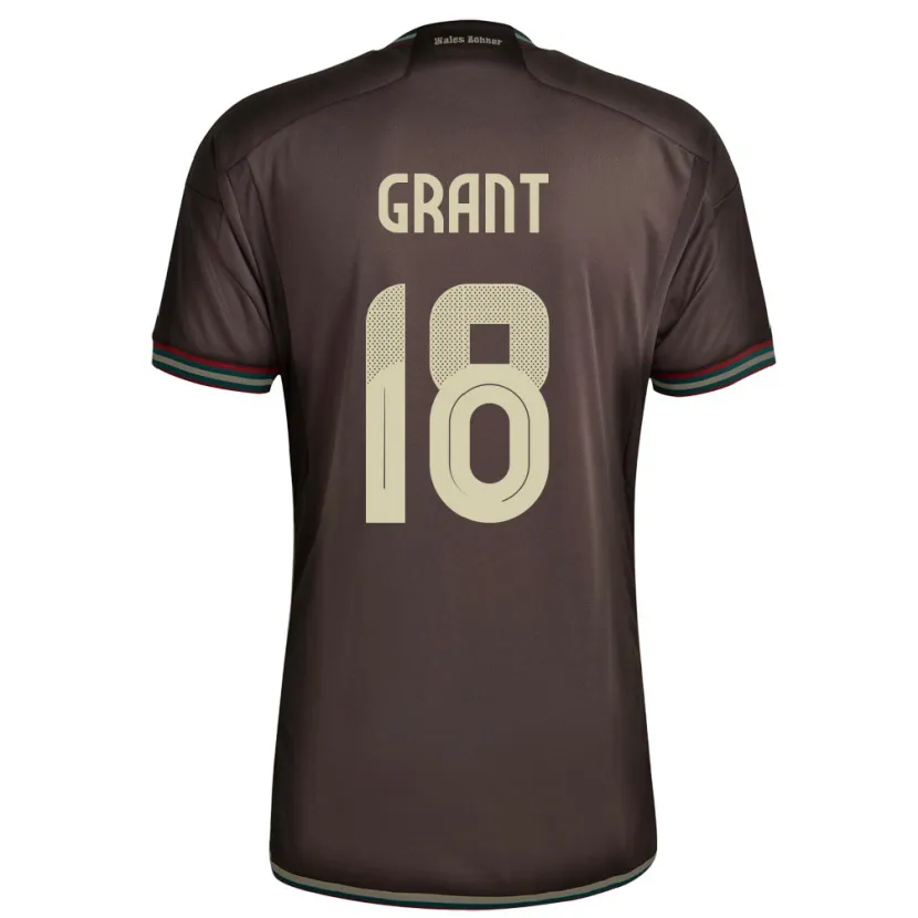 Danxen Damen Jamaika George Grant #18 Nachtbraun Auswärtstrikot Trikot 24-26 T-Shirt Schweiz