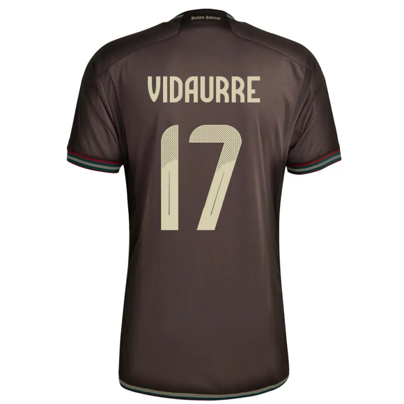 Danxen Damen Jamaika Zoe Vidaurre #17 Nachtbraun Auswärtstrikot Trikot 24-26 T-Shirt Schweiz