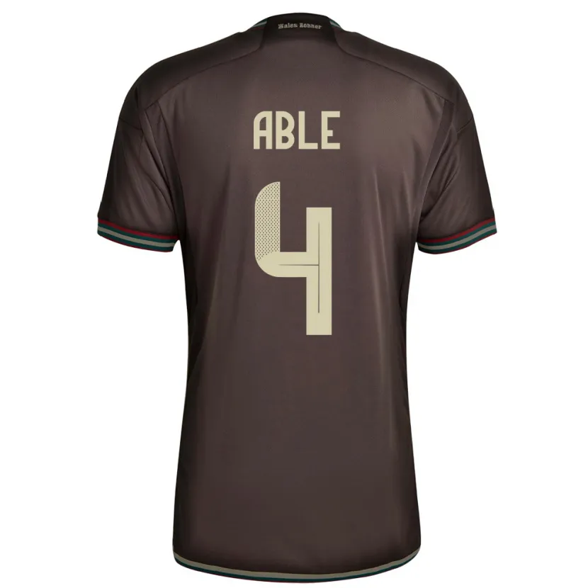 Danxen Damen Jamaika Nevillegail Able #4 Nachtbraun Auswärtstrikot Trikot 24-26 T-Shirt Schweiz