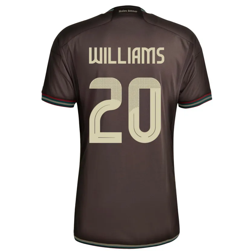 Danxen Damen Jamaika Victoria Williams #20 Nachtbraun Auswärtstrikot Trikot 24-26 T-Shirt Schweiz
