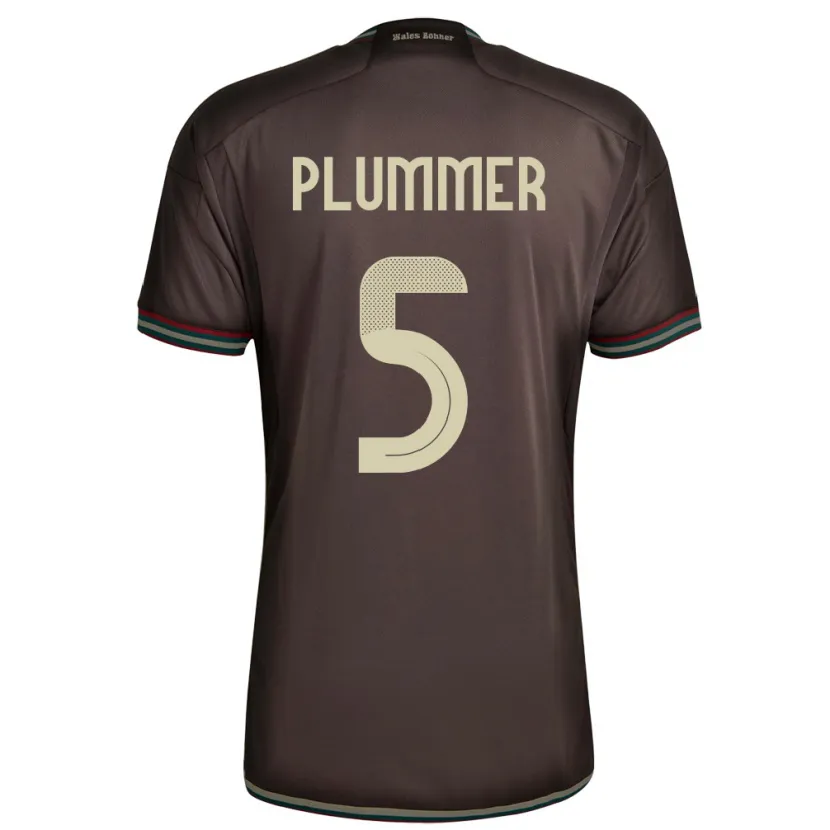 Danxen Damen Jamaika Konya Plummer #5 Nachtbraun Auswärtstrikot Trikot 24-26 T-Shirt Schweiz