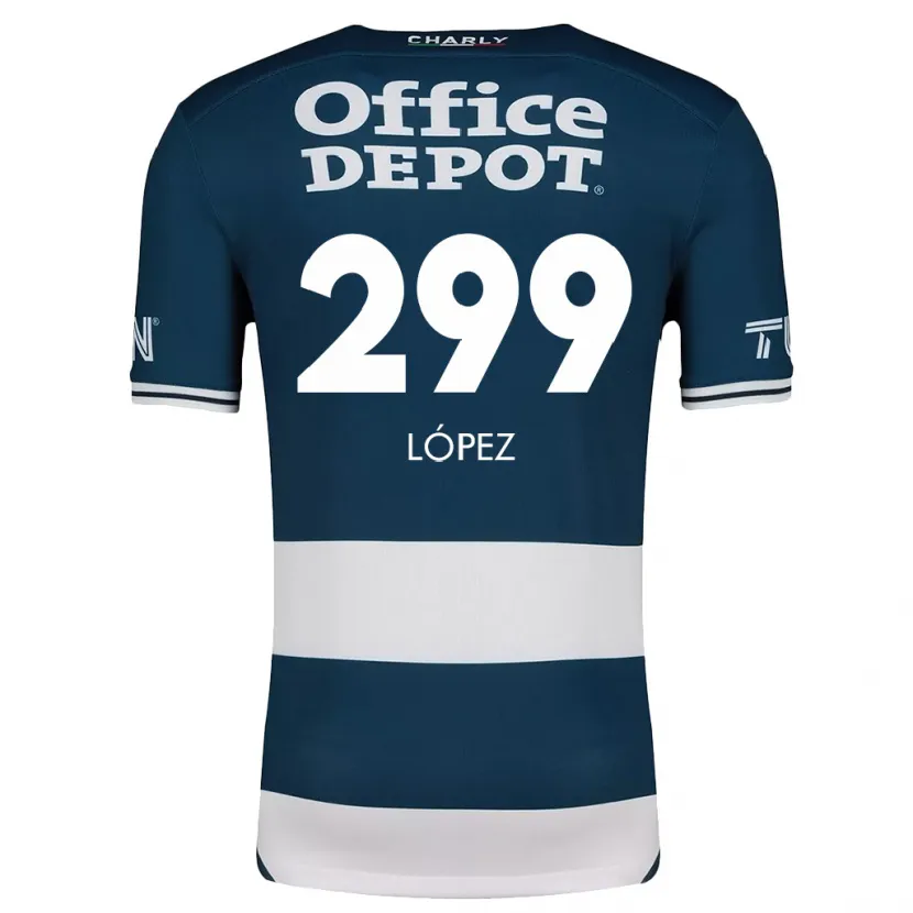 Danxen Kinder Santiago López #299 Blau Weiss Heimtrikot Trikot 2024/25 T-Shirt Schweiz