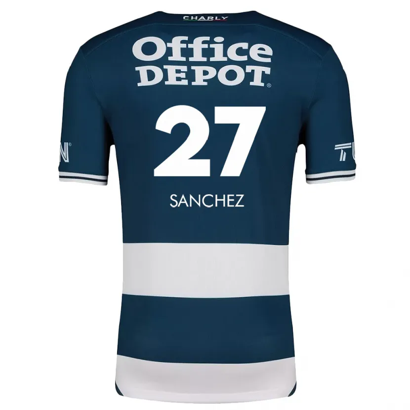 Danxen Kinder Ella Sanchez #27 Blau Weiss Heimtrikot Trikot 2024/25 T-Shirt Schweiz