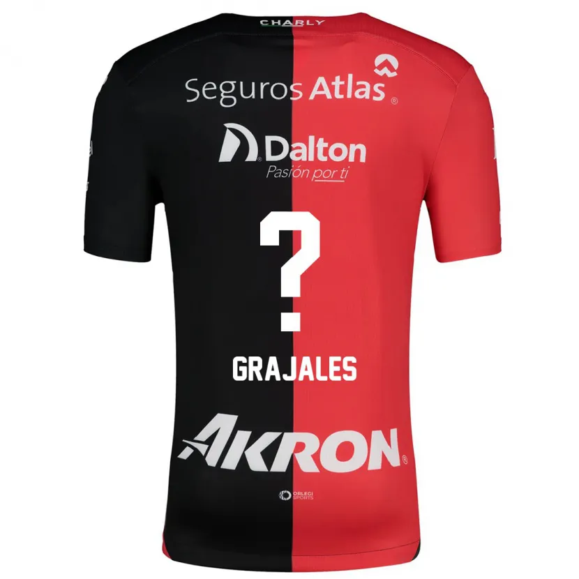 Danxen Kinder David Grajales #0 Rot Schwarz Heimtrikot Trikot 2024/25 T-Shirt Schweiz
