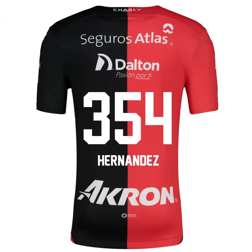 Danxen Kinder Daniel Hernández #354 Rot Schwarz Heimtrikot Trikot 2024/25 T-Shirt Schweiz