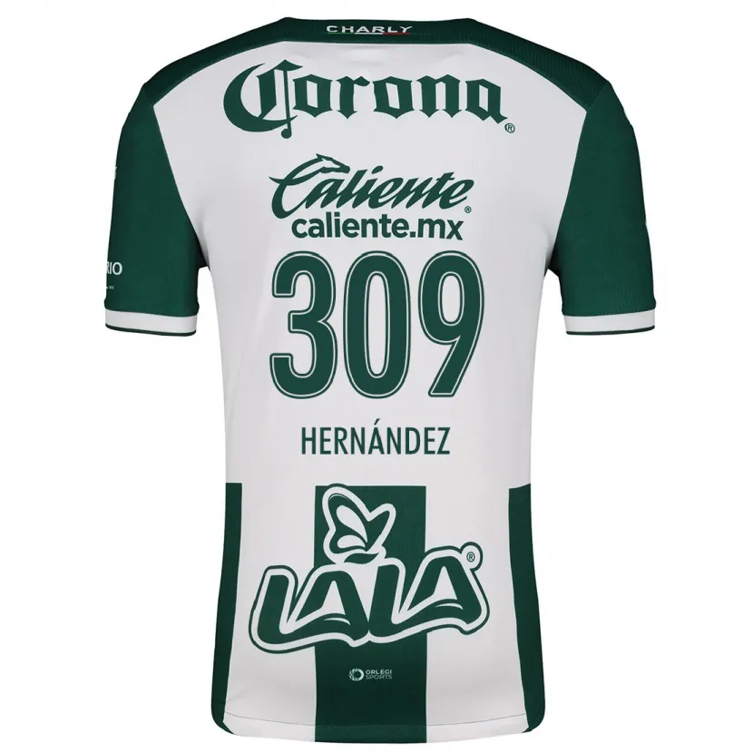 Danxen Kinder Julio Hernández #309 Grün Weiß Heimtrikot Trikot 2024/25 T-Shirt Schweiz