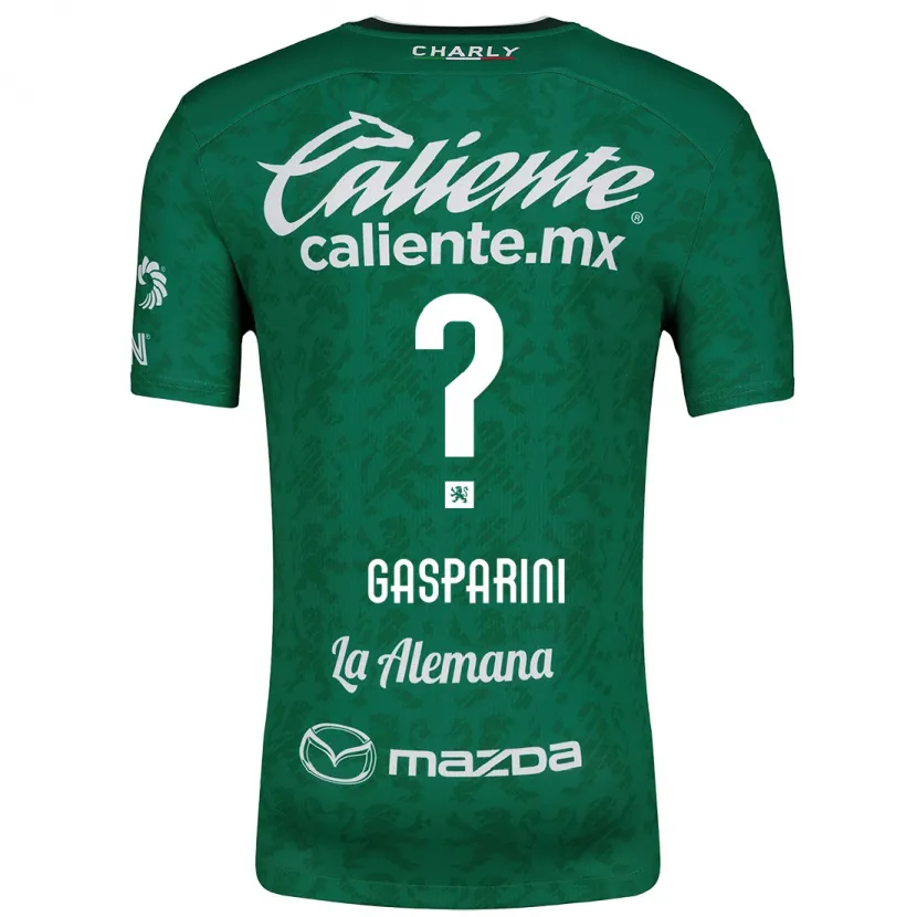 Danxen Kinder Joaquín Gasparini #0 Grün Weiß Heimtrikot Trikot 2024/25 T-Shirt Schweiz