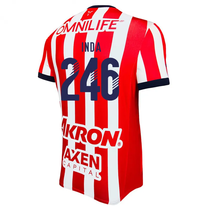 Danxen Kinder Samir Inda #246 Rot Weiß Blau Heimtrikot Trikot 2024/25 T-Shirt Schweiz