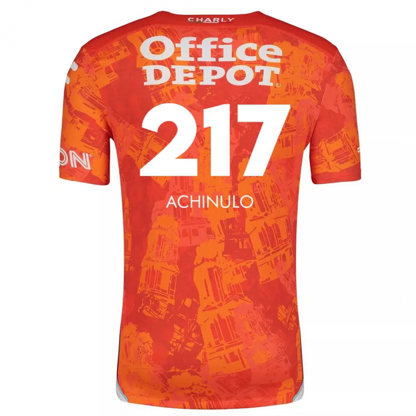 Danxen Kinder Princewill Achinulo #217 Orange Weiß Auswärtstrikot Trikot 2024/25 T-Shirt Schweiz