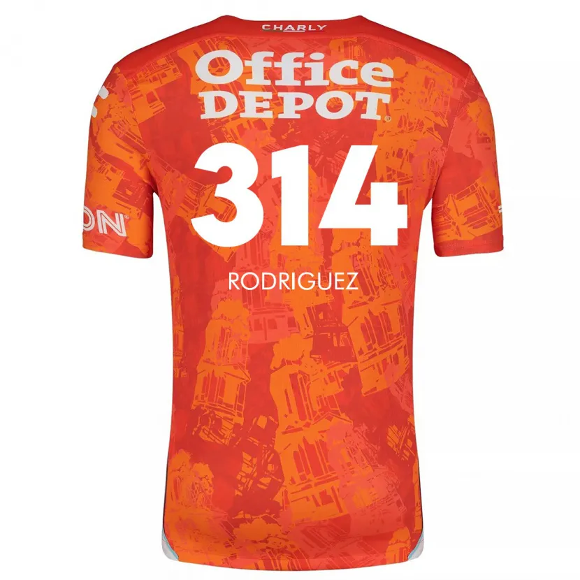 Danxen Kinder Alan Rodríguez #314 Orange Weiß Auswärtstrikot Trikot 2024/25 T-Shirt Schweiz