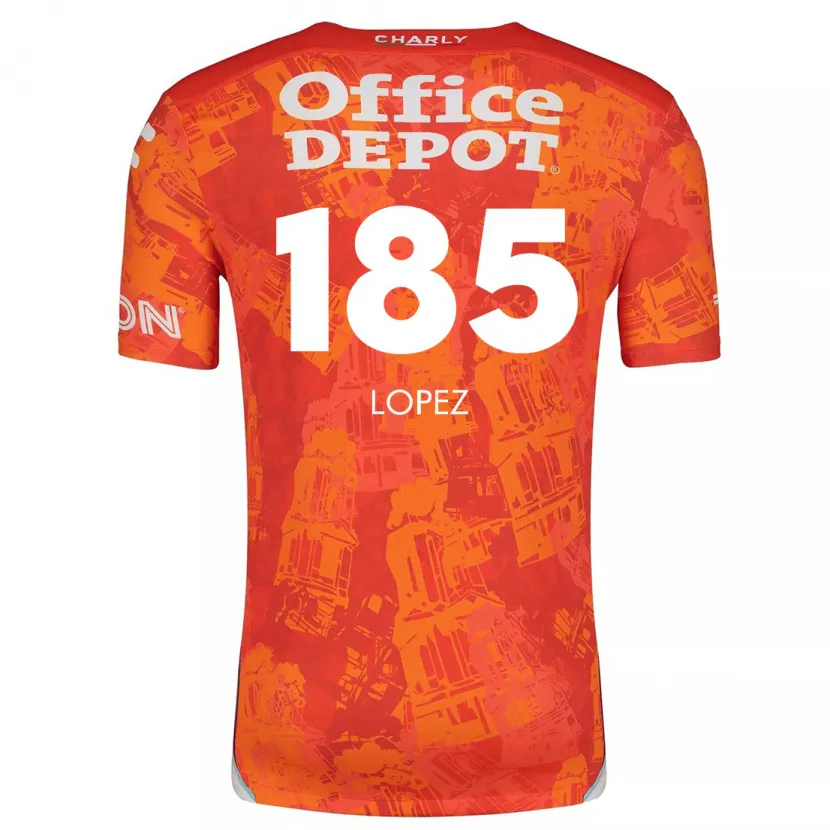 Danxen Kinder René López #185 Orange Weiß Auswärtstrikot Trikot 2024/25 T-Shirt Schweiz