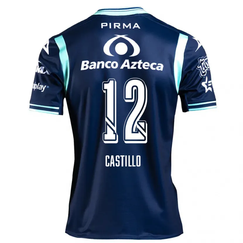 Danxen Kinder Raúl Castillo #12 Navy Blau Auswärtstrikot Trikot 2024/25 T-Shirt Schweiz