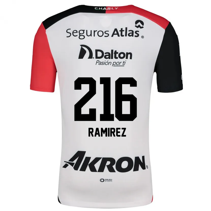 Danxen Kinder Paulo Ramírez #216 Weiß Rot Schwarz Auswärtstrikot Trikot 2024/25 T-Shirt Schweiz