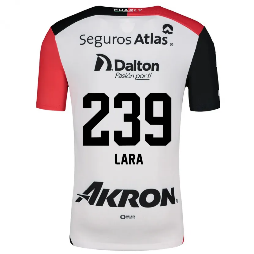 Danxen Kinder Guadalupe Lara #239 Weiß Rot Schwarz Auswärtstrikot Trikot 2024/25 T-Shirt Schweiz