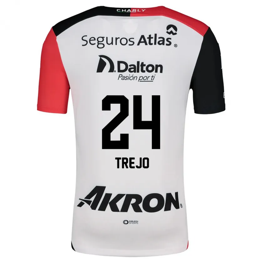 Danxen Kinder Christopher Trejo #24 Weiß Rot Schwarz Auswärtstrikot Trikot 2024/25 T-Shirt Schweiz