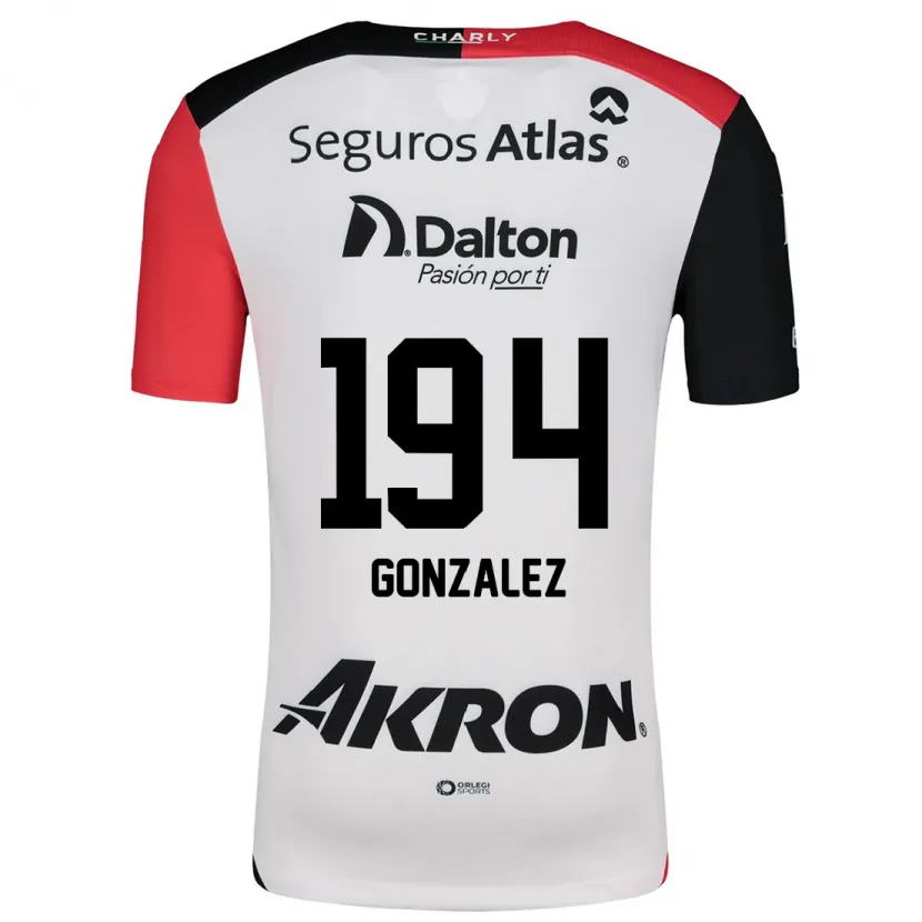 Danxen Kinder Andrés González #194 Weiß Rot Schwarz Auswärtstrikot Trikot 2024/25 T-Shirt Schweiz