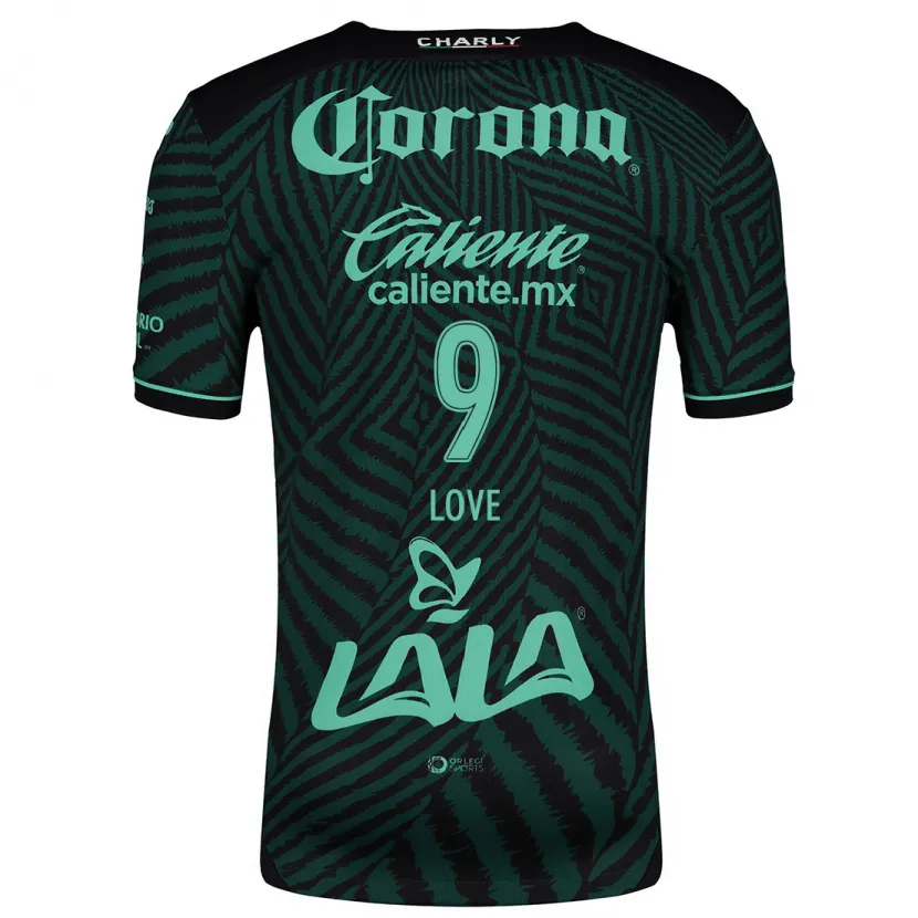 Danxen Kinder Juelle Love #9 Schwarz Grün Auswärtstrikot Trikot 2024/25 T-Shirt Schweiz