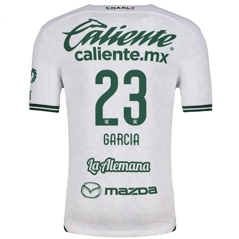 Danxen Kinder Óscar García #23 Weiß Grün Auswärtstrikot Trikot 2024/25 T-Shirt Schweiz