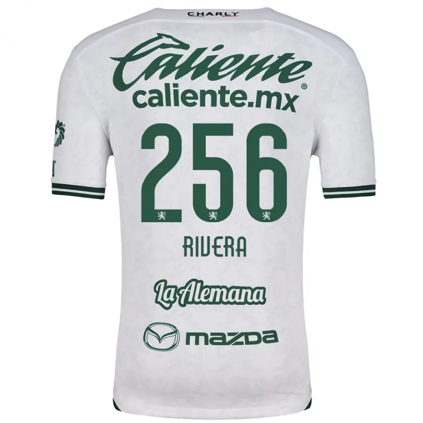 Danxen Kinder Fernando Rivera #256 Weiß Grün Auswärtstrikot Trikot 2024/25 T-Shirt Schweiz