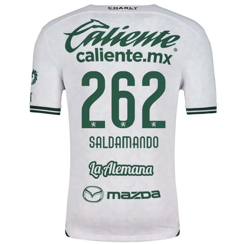 Danxen Kinder José Saldamando #262 Weiß Grün Auswärtstrikot Trikot 2024/25 T-Shirt Schweiz