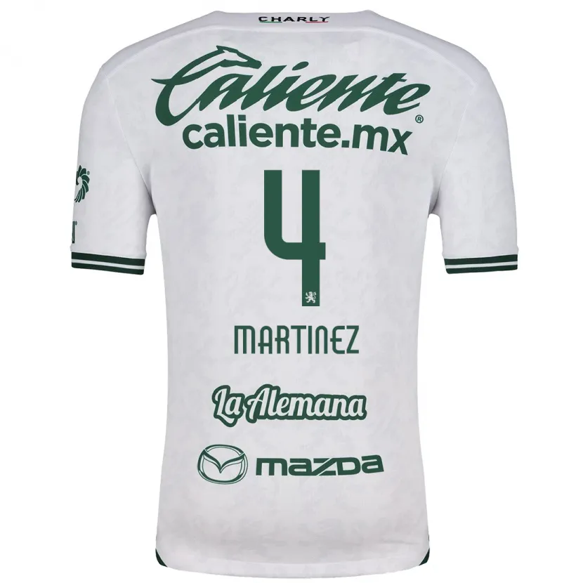 Danxen Kinder Mitzi Martínez #4 Weiß Grün Auswärtstrikot Trikot 2024/25 T-Shirt Schweiz