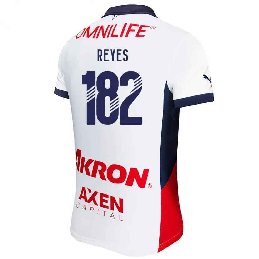 Danxen Kinder Mauricio Reyes #182 Weiß Rot Blau Auswärtstrikot Trikot 2024/25 T-Shirt Schweiz