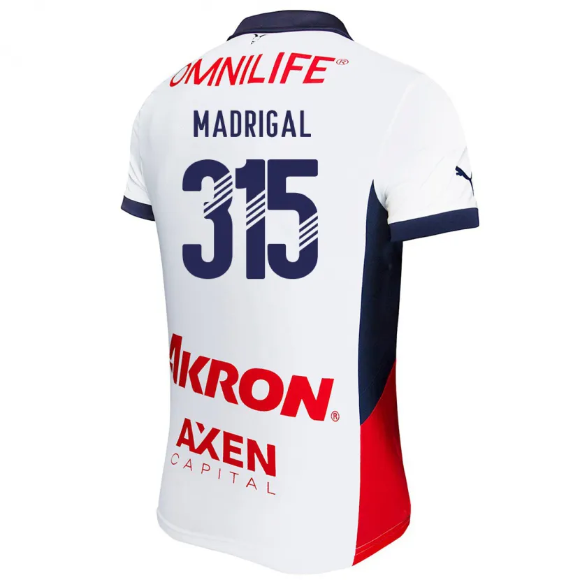 Danxen Kinder David Madrigal #315 Weiß Rot Blau Auswärtstrikot Trikot 2024/25 T-Shirt Schweiz