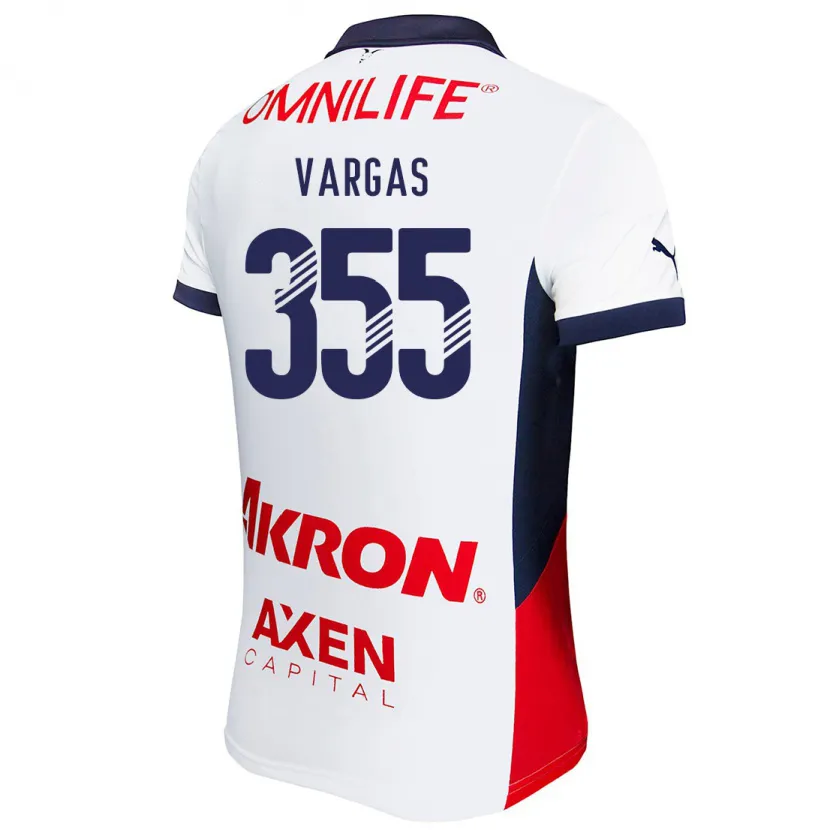 Danxen Kinder Uziel Vargas #355 Weiß Rot Blau Auswärtstrikot Trikot 2024/25 T-Shirt Schweiz