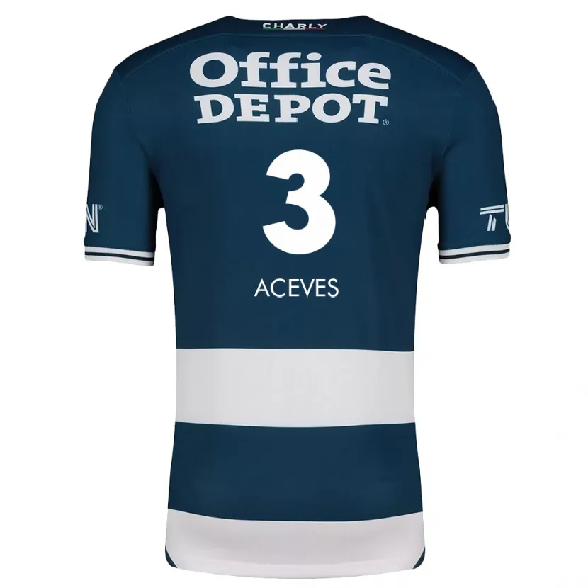 Danxen Herren Alonso Aceves #3 Blau Weiss Heimtrikot Trikot 2024/25 T-Shirt Schweiz