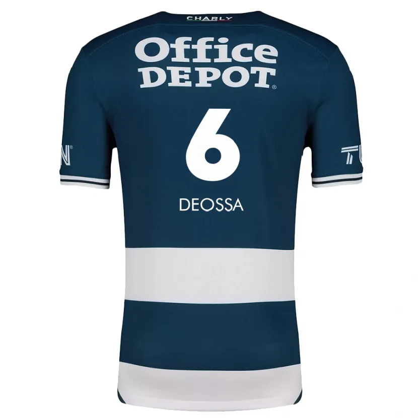 Danxen Herren Nelson Deossa #6 Blau Weiss Heimtrikot Trikot 2024/25 T-Shirt Schweiz