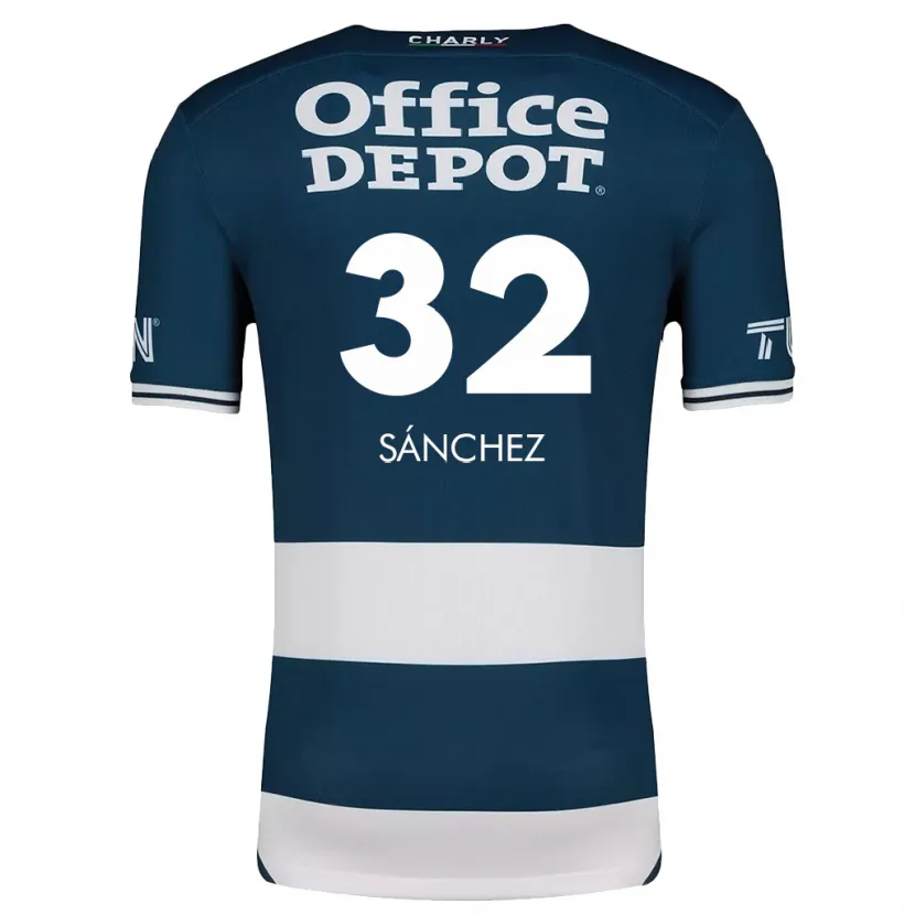 Danxen Herren Carlos Sánchez #32 Blau Weiss Heimtrikot Trikot 2024/25 T-Shirt Schweiz