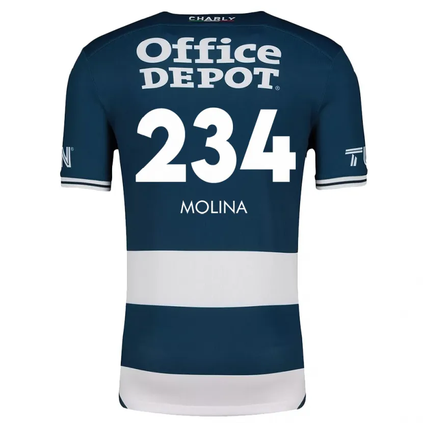 Danxen Herren Yoshimar Molina #234 Blau Weiss Heimtrikot Trikot 2024/25 T-Shirt Schweiz