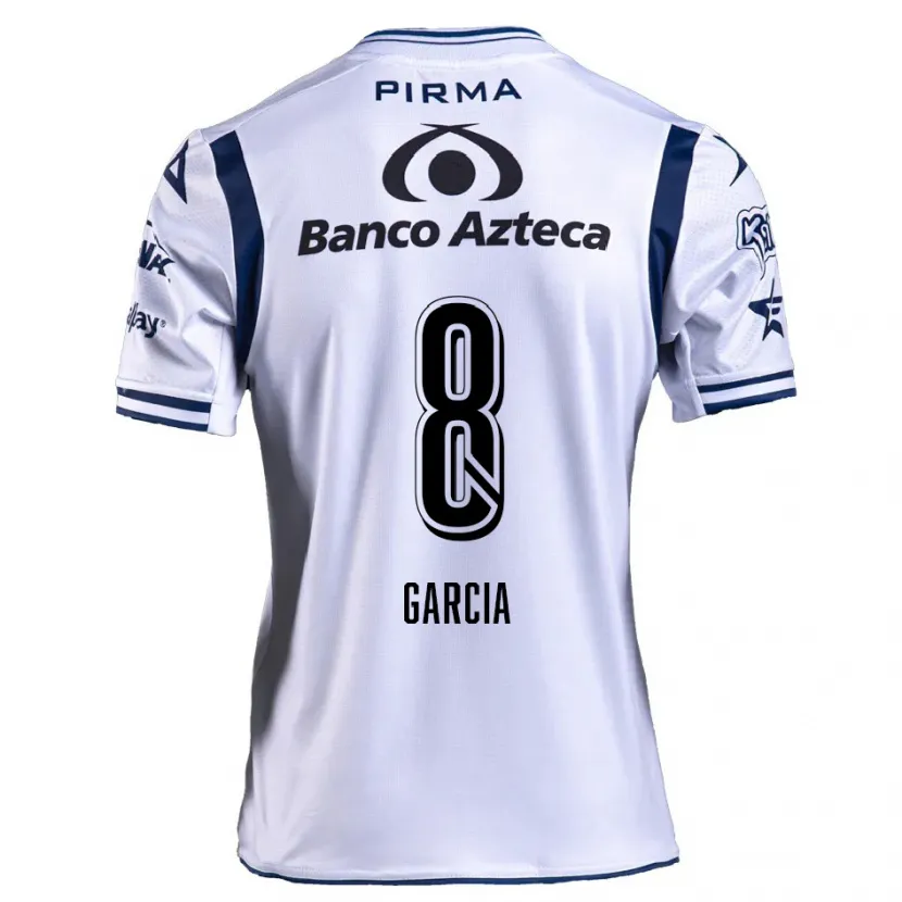 Danxen Herren Luis García #8 Weiß Marineblau Heimtrikot Trikot 2024/25 T-Shirt Schweiz