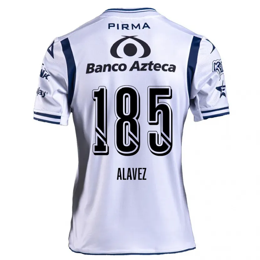 Danxen Herren Brian Alavez #185 Weiß Marineblau Heimtrikot Trikot 2024/25 T-Shirt Schweiz
