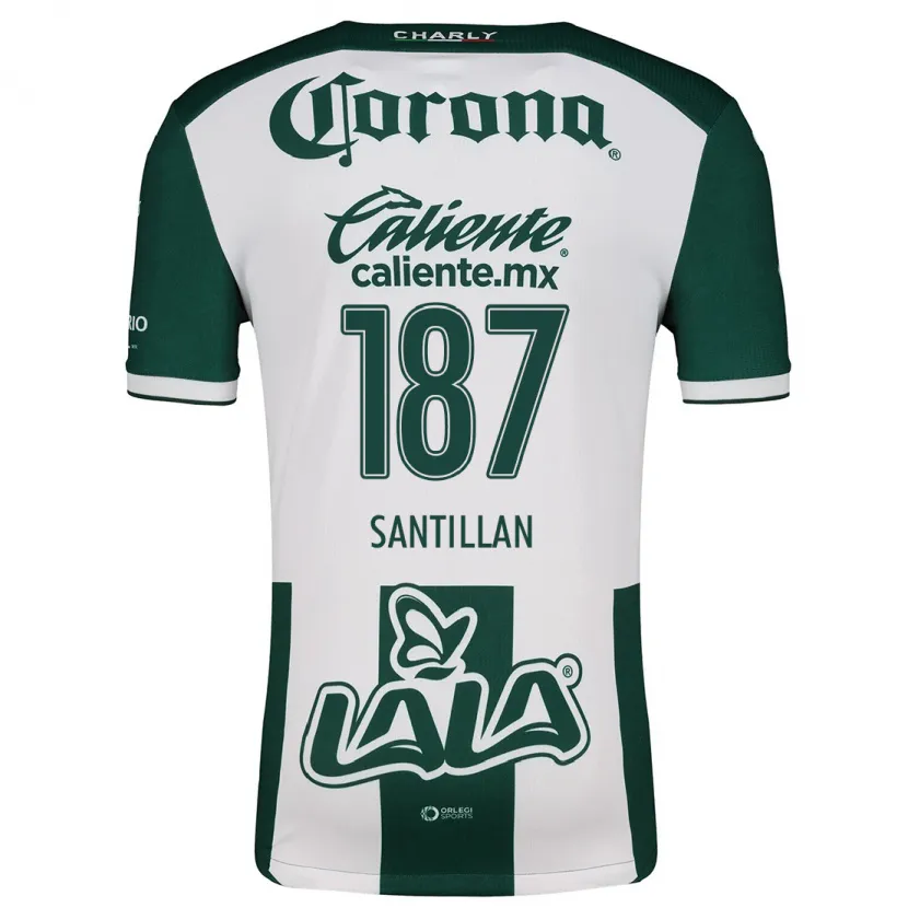 Danxen Herren Emilio Santillán #187 Grün Weiß Heimtrikot Trikot 2024/25 T-Shirt Schweiz