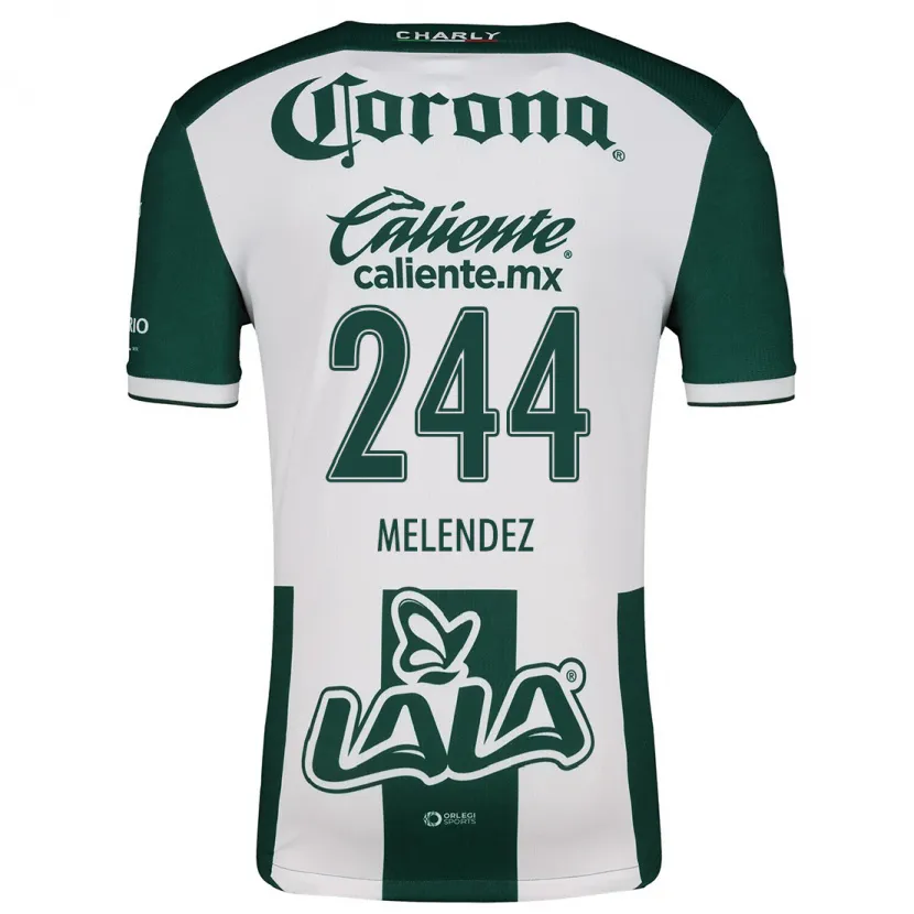 Danxen Herren Carlos Meléndez #244 Grün Weiß Heimtrikot Trikot 2024/25 T-Shirt Schweiz